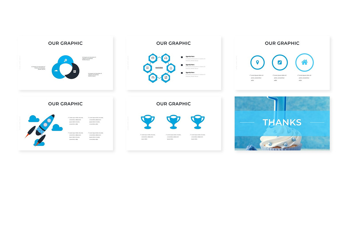 Bluez - Google Slides Template, a Presentation Template by AQR Studio
