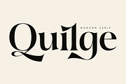 Quilge Modern Serif, a Serif Font by Letterena Studios (Thumbnail 1 of 15)