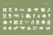 70 Vintage Bold Silhouette Flowers, an Object Illustration by likorbut (Thumbnail 5 of 10)