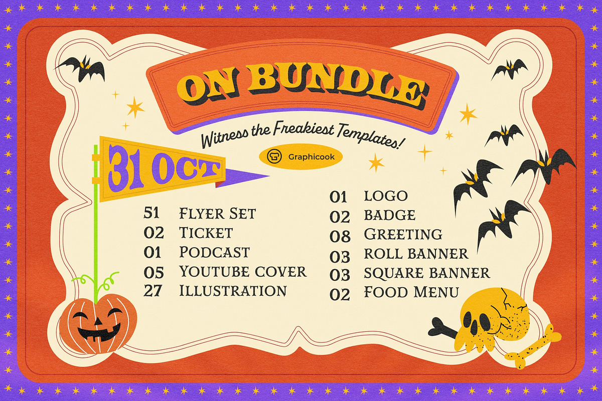 Freakshow Bundle, a Templates & Theme by graphicook (Photo 2 of 14)