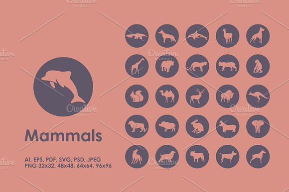 Mammals Icons