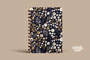 Dark Boho Watercolor Pattern, a Pattern Graphic by Webvilla Studio (Thumbnail 6 of 6)