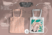 Cotton bags mockup, a Product Mockup by ⚞ Kind Illustration ⚟ (Thumbnail 2 of 6)