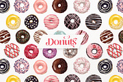 Donuts VECTOR illustrations, a Food Illustration by Natalka Dmitrova art (Thumbnail 27 of 27)