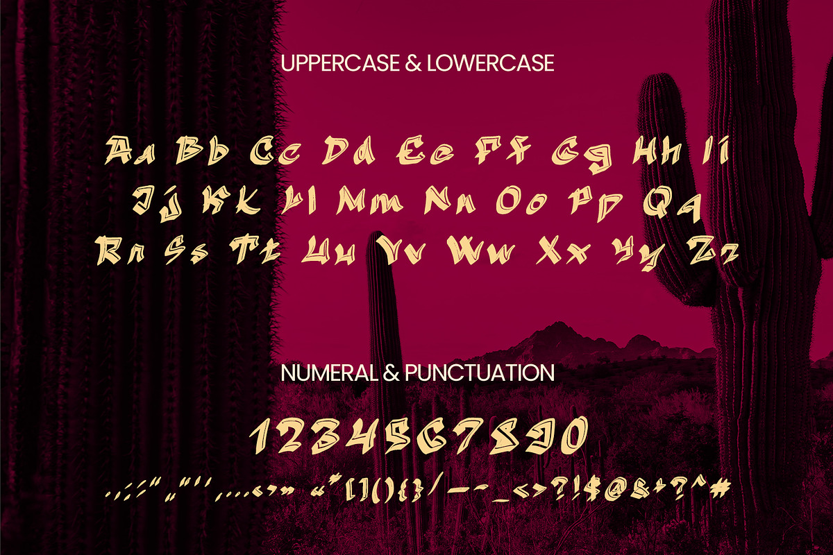 Zumpa Sharp Raw Edgy Display Font, a Handwritten Font by ArtiXLabs (Photo 9 of 10)