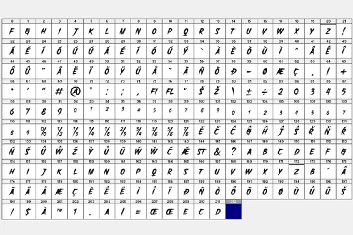 Harry's Brush - Brush Textured Font preview 3