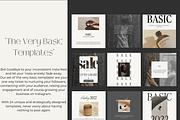 simplyBASIC | Instagram Templates, a Social Media Template by Simply Subtle Designs (Thumbnail 2 of 5)