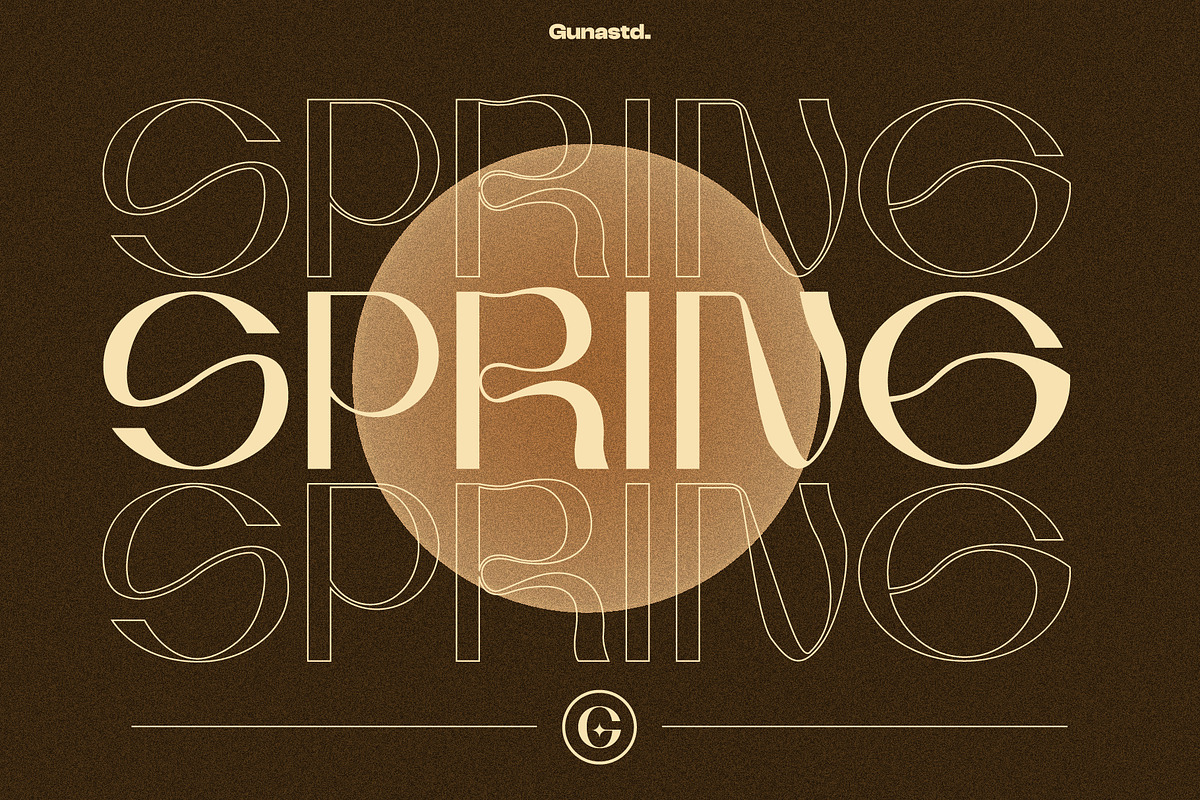 Valleytta Retro Display Typeface, a Sans Serif Font by Guna Studio (Photo 2 of 15)