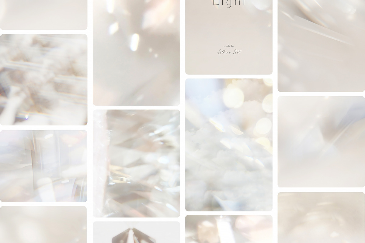 60 Ethereal Light Backgrounds Bundle, an Abstract Photo by Allure Art (Photo 2 of 31)