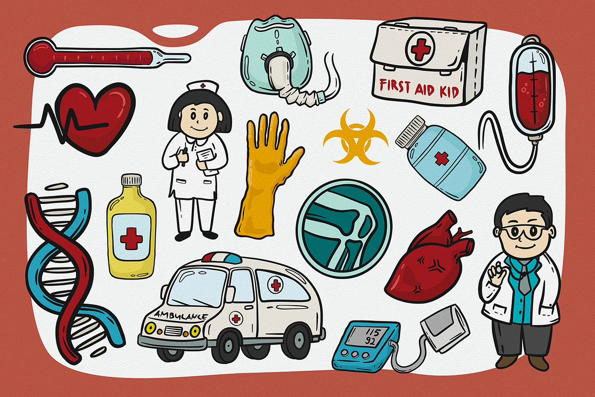 Medical Vector Clipart Pack, a Healthcare Illustration by Telllu & Friends (Photo 3 of 5)