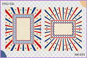 Vintage USA Patriotic Frame SVG PNG, a Background Graphic by Gfx Expert Team (Thumbnail 2 of 3)