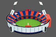 Cricket stadium Lowpoly Game ready, an Architecture 3D Model by MockupShelf (Thumbnail 2 of 6)