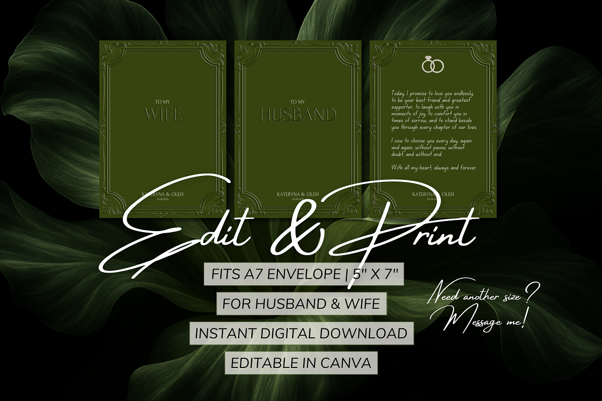 Wedding Vow Book – Canva Template, a Stationery Template by TrendyliciousStore (Photo 7 of 7)