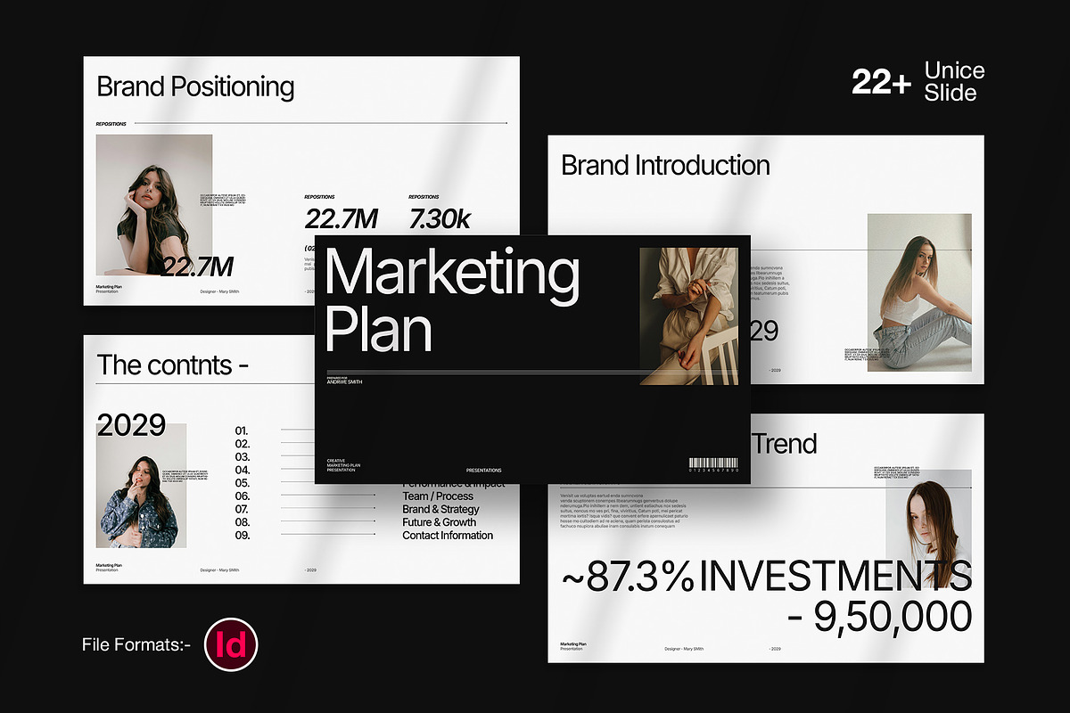 Marketing Plan Presentation Template, a Presentation Template by Oriofix (Photo 1 of 11)