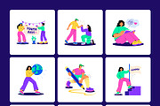 95 Youth Day Illustrations Bundle, a Person Illustration by Creative Stall (Thumbnail 10 of 12)