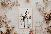 Wildflowers Silhouettes SVG, an Object Graphic by Dervik Art Store (Thumbnail 2 of 7)
