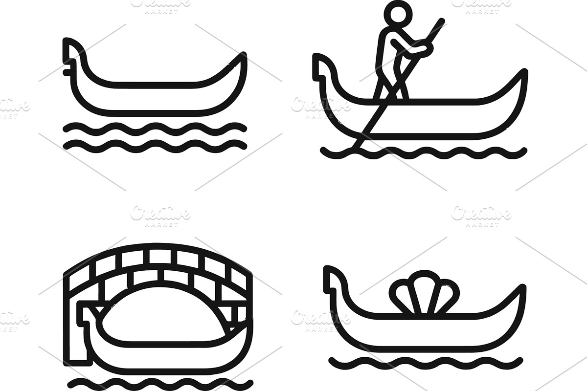 Vector illustration of gondolas and, a Sport Illustration by ZinetroN