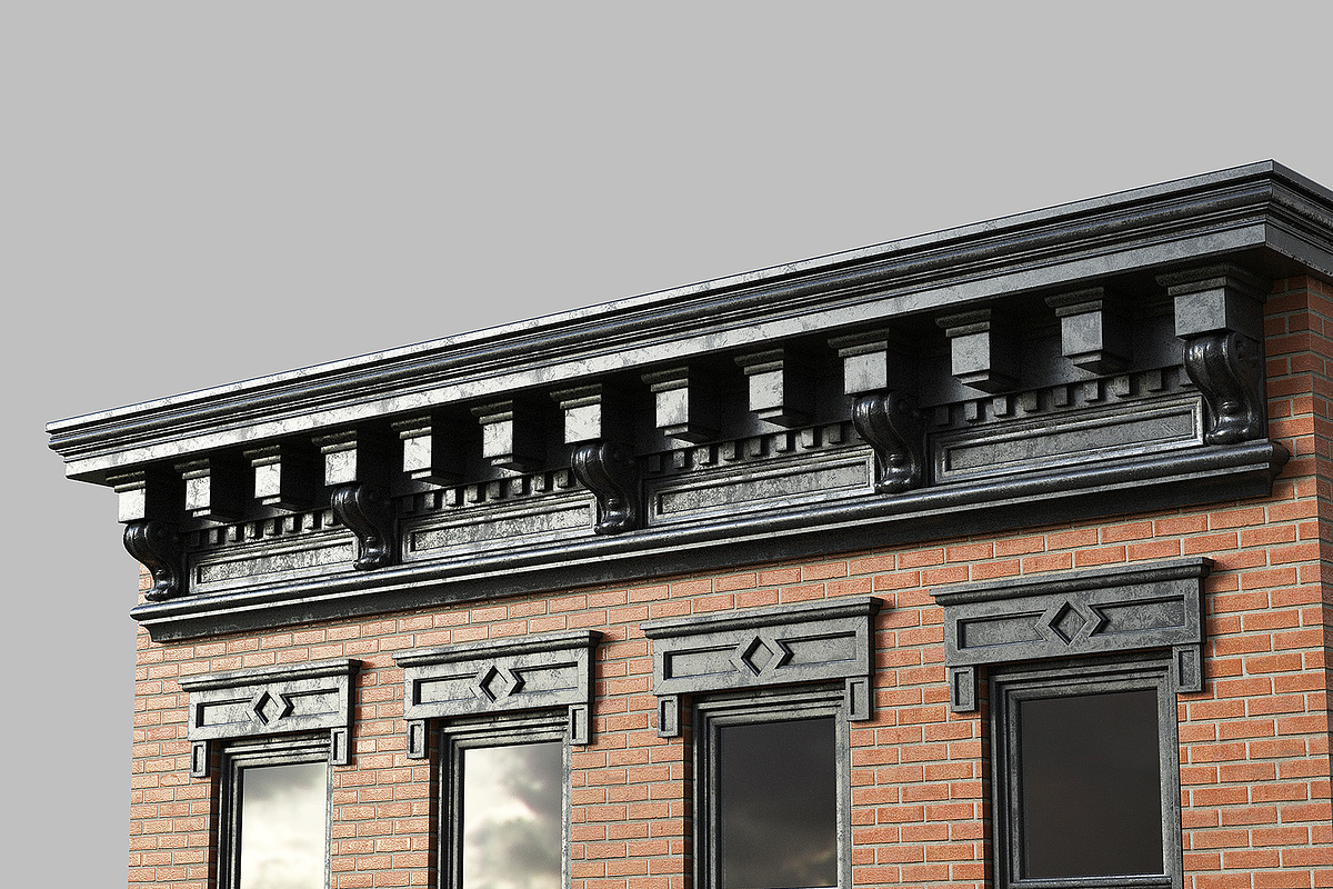Brownstone townhouse, an Architecture 3D Model by happy brush (Photo 6 of 8)