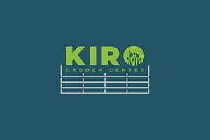 Garden logo design template, a Branding & Logo Template by Amadul11