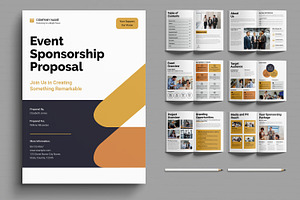 Sponsorship Proposal Template, a Brochure Template by MightyDesign