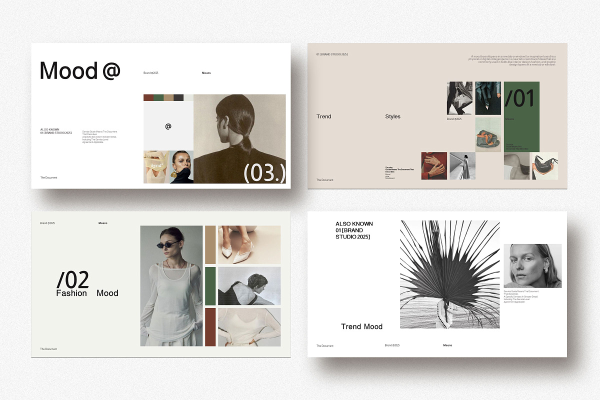 Brand / Mood and Brief, a Presentation Template by Studio Industry (Photo 6 of 12)