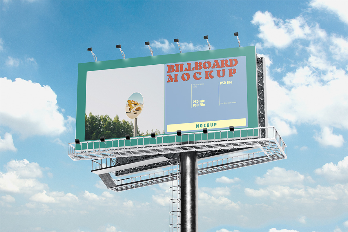 Billboard Mockup, an Advertising Mockup by HanaSaka_Studio (Photo 2 of 5)