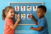 Educational Flashcards. Emotions, an Education Illustration by Valin Malin (Thumbnail 3 of 7)