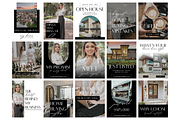 Real Estate Instagram Templates, a Social Media Template by BrandhavenStudio (Thumbnail 1 of 10)