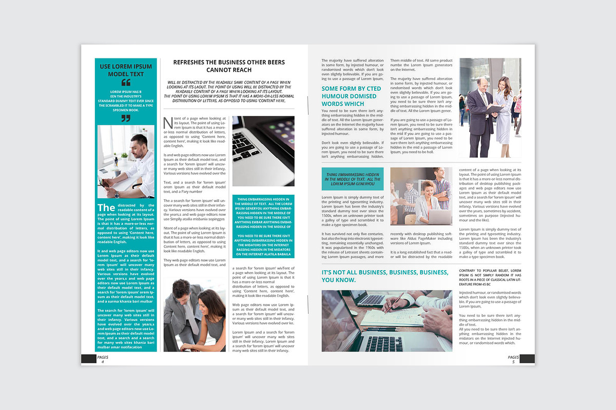 Newsletter, a Stationery Template by Amit Debnath (Photo 5 of 7)