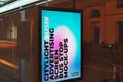 Warsaw Citylight Ad Bus Stop 4, an Advertising Mockup by Graphic Shelter (Thumbnail 5 of 7)