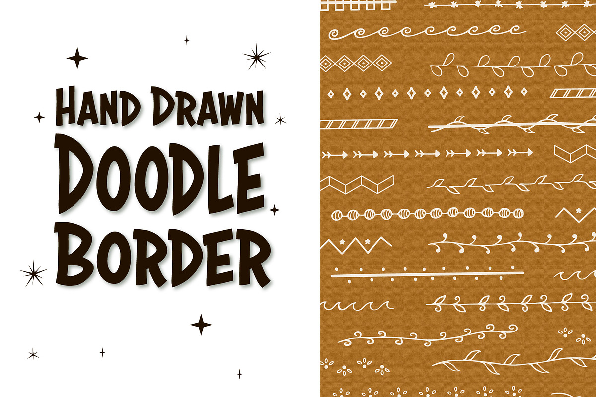 25 doodle border