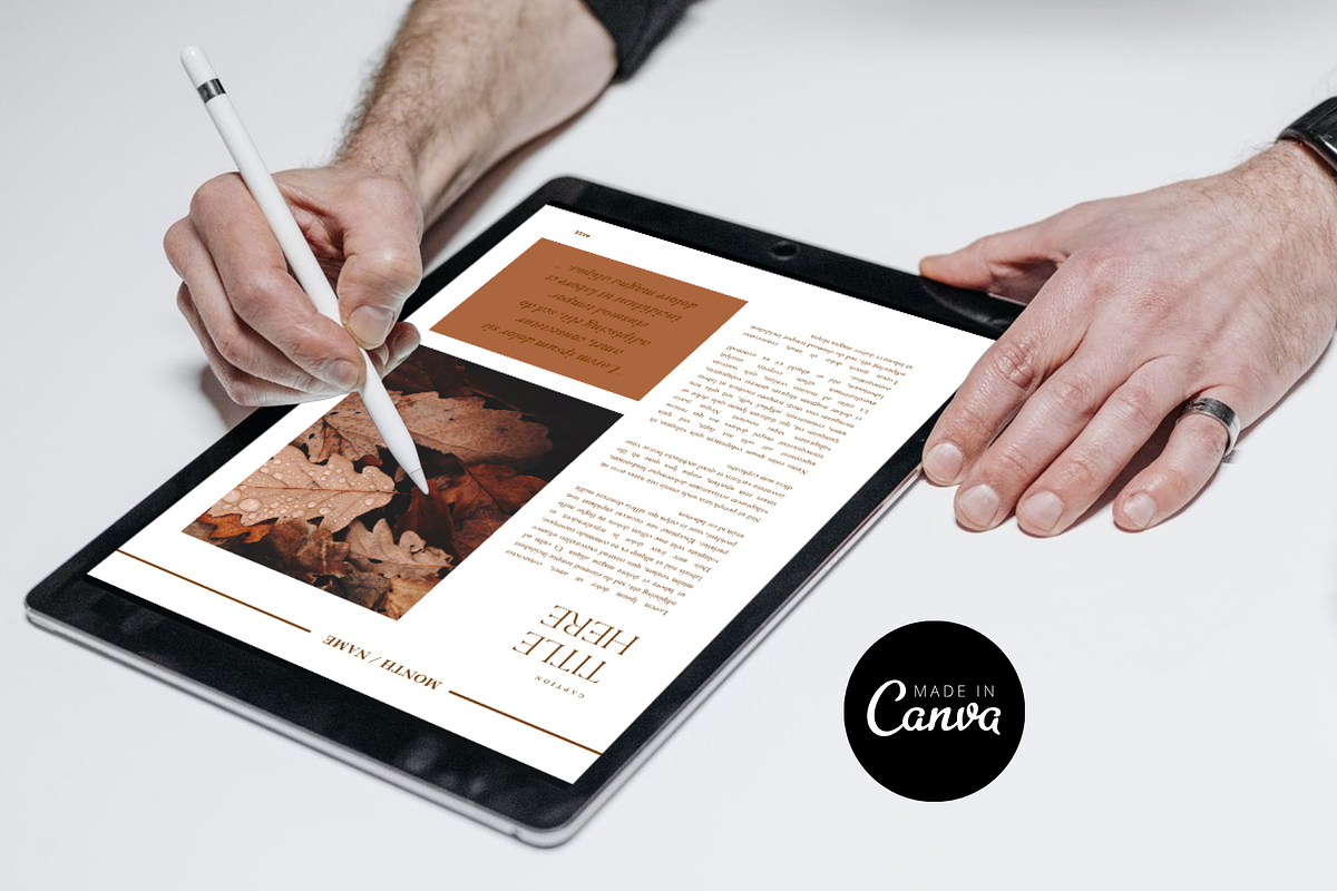 Autumn Newsletter Template 50 Pages, a Marketing Template by Digital By Nikoleta (Photo 7 of 10)