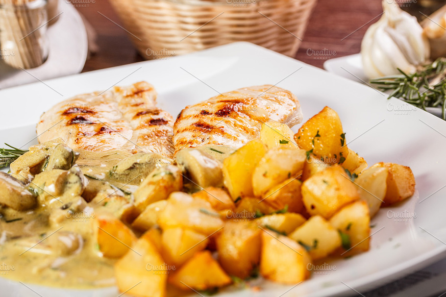 Grilled Chicken Breast Featuring Breast Chicken And Dinner