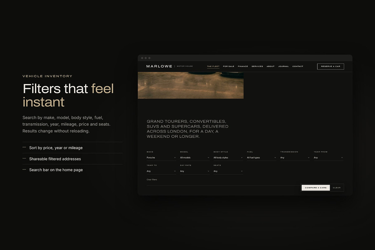 Marlowe Car Rental WordPress Theme, a WordPress Template by Tomasz Ganclerz (Photo 7 of 21)