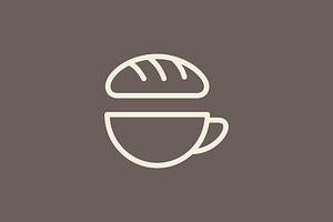 coffee and bakery coffee house logo, a Branding & Logo Template by devastd