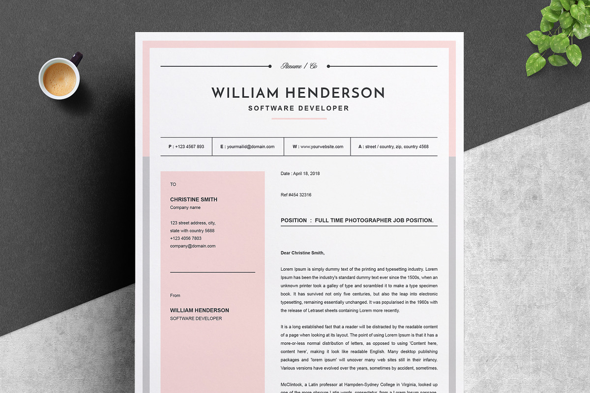 Modern Resume, a Resume Template by ResumeInventor (Photo 4 of 6)