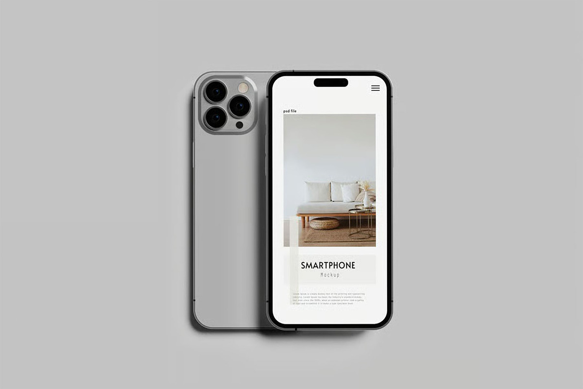 iPhone 14 Pro Max Mockup Vol 2, an iPhone Mockup by zpackcreative (Photo 2 of 7)
