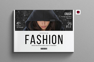 Fashion Magazine Template Landscape, a Magazine Template by Work-Envance