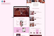 Feminine Coaching Website Template, a WordPress Template by Web Template Market (Thumbnail 1 of 9)