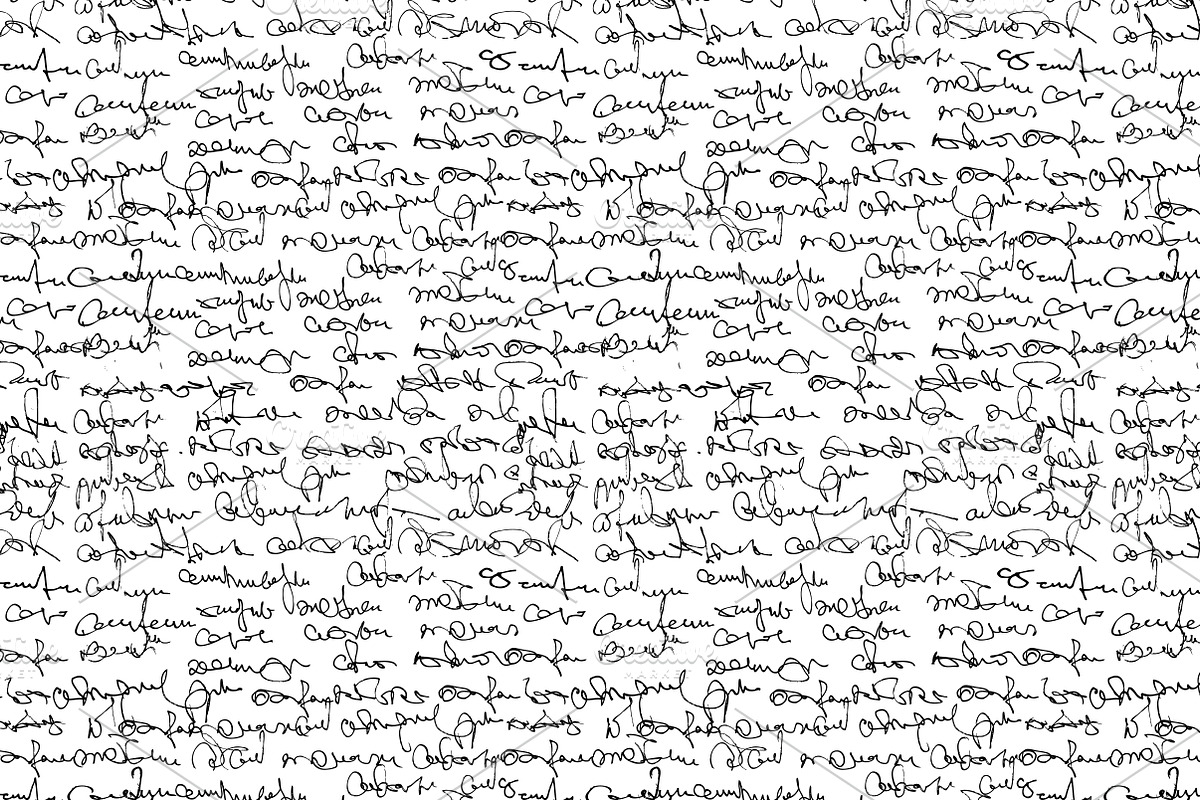 Handwritten text. Seamless patterns., a Pattern Graphic by mcherevan