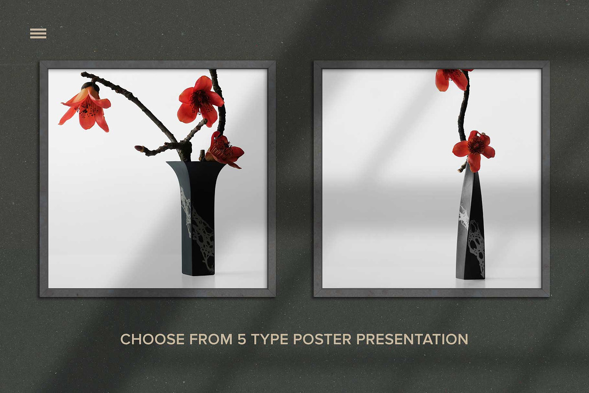 5 MockUps — Poster in Frame, a Print Template by Zimages (Photo 7 of 12)
