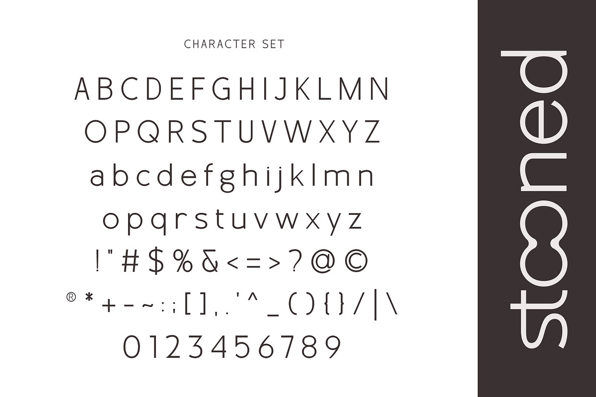 Stooned - Minimalist Sans Serif, a Sans Serif Font by Muflieart (Photo 9 of 10)