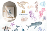 Ocean Life, a Pattern Graphic by mila_leev (Thumbnail 2 of 14)
