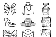 500 Fashion Brand Vector Icons, an Outline Icon by adenpinkstore (Thumbnail 4 of 12)