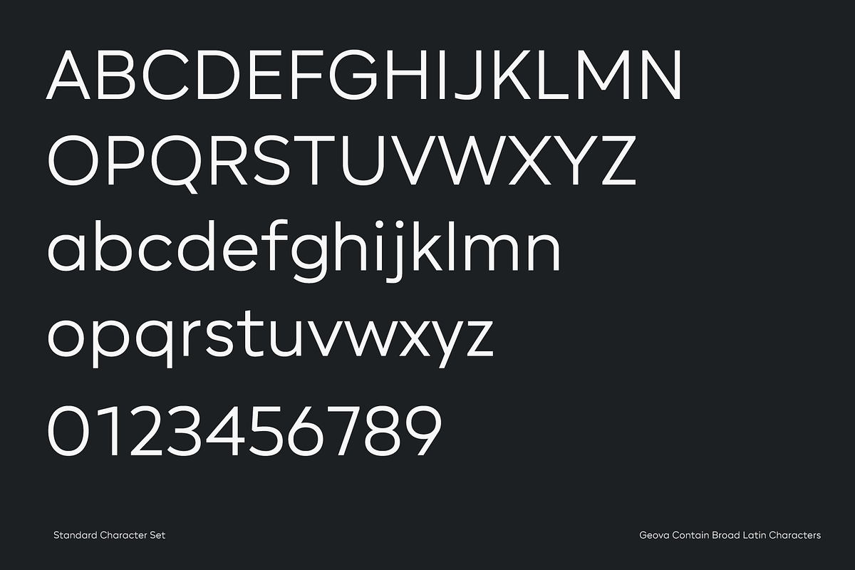 Geova: 16 Geometric Sans Fonts, a Sans Serif Font by Eko Bimantara (Photo 7 of 11)