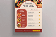 Food Menu Template, a Flyer Template by MightyDesign (Thumbnail 3 of 8)