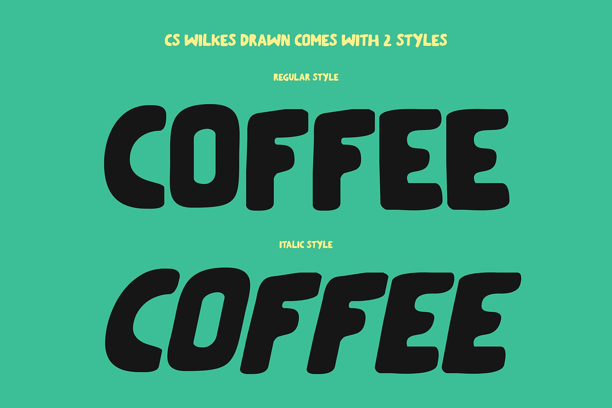 CS Wilkes Drawn, a Sans Serif Font by Craft Supply Co. (Photo 4 of 8)