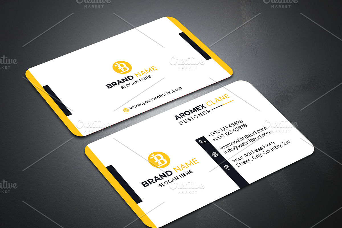Corporate Business Card Template, a Business Card Template by saifulbranding (Photo 3 of 4)