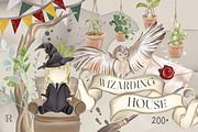 Wizarding Houses Creator, an Illustration by Rachel Art Studio (Thumbnail 1 of 10)