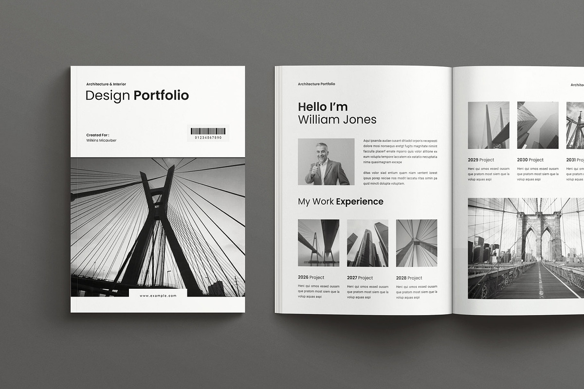 Architecture Portfolio Layout preview 2